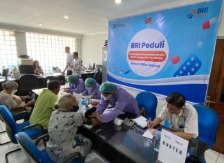 Meriahkan HUT ke-128, BRI Regional Office Denpasar Beri Layanan Pemeriksaan Kesehatan Gratis ke Nasabah