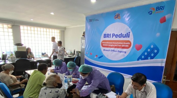 Meriahkan HUT ke-128, BRI Regional Office Denpasar Beri Layanan Pemeriksaan Kesehatan Gratis ke Nasabah