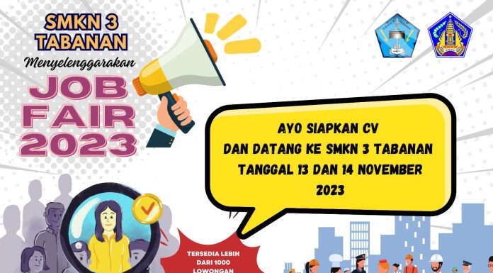 SMK Negeri 3 Tabanan Siapkan 1000 Lowongan Kerja dalam Job Fair 2023