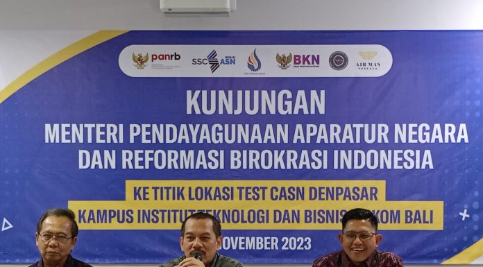 Dua Belas Ribu Calon ASN Ikuti Tes CASN di ITB STIKOM Bali