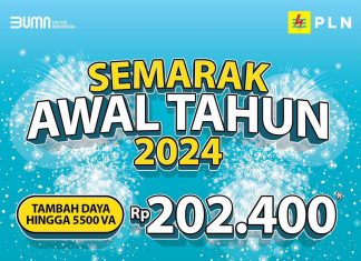 PLN Hadirkan Kembali Promo Tambah Daya Sambut Awal Tahun 2024