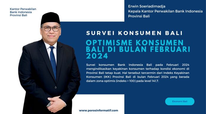 Optimisme Konsumen Bali di Bulan Februari 2024