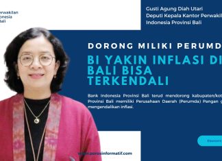 Dorong Miliki Perumda di Tiap Kabupaten, BI Yakin Inflasi di Bali bisa Terkendali