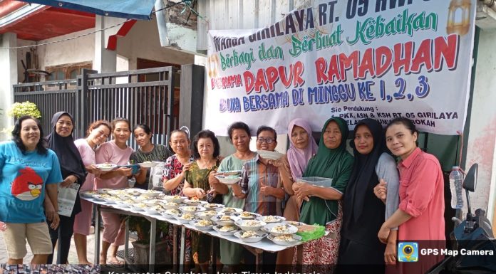 Jalin Kerukunan antar Warga, Girilaya RT. 05 gelar Dapur Ramadhan