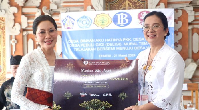 Gandeng Bank Indonesia, Pj. Ketua TP PKK Provinsi Bali Ajak Semua Pihak “Ngrombo”