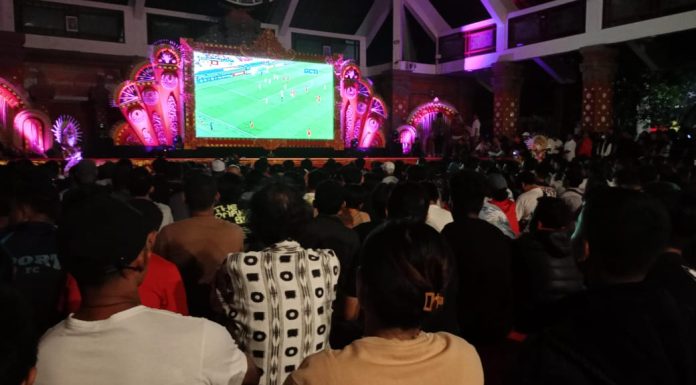 Indonesia Raya Berkumandang di Gedung Mario Tabanan