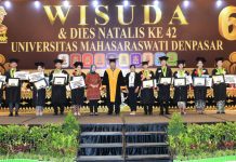 Lepas 1820 Wisudawan, Simak Pesan Rektor dalam Wisuda Ke-67 Universitas Mahasaraswati Denpasar