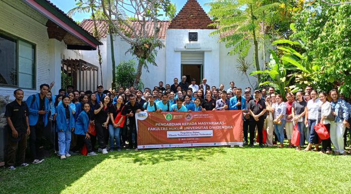 Kunjungi Museum Pendet Ubud, Fakultas Hukum Universitas Dwijendra gelar Penyuluhan Hukum