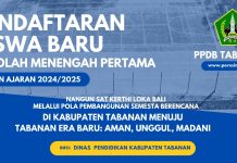 Jadwal Pendaftaran dan Syarat PPDB SMP Negeri di Tabanan 2024