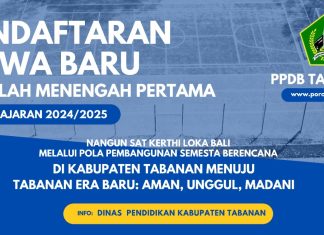 Jadwal Pendaftaran dan Syarat PPDB SMP Negeri di Tabanan 2024