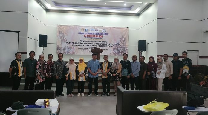 Program Studi S3 Pendidikan Seni FBS Unesa gelar Pengabdian Masyarakat di Universitas Lambung Mangkurat sebagai Rintisan PKM Kolaborasi Nasional