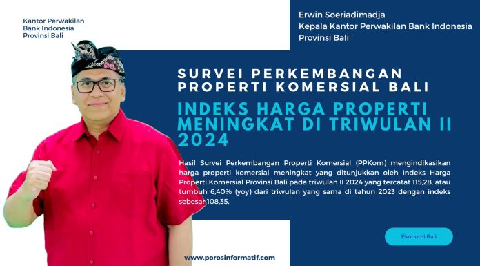 Indeks Harga Properti Komersial Provinsi Bali Tumbuh Meningkat di Triwulan II 2024