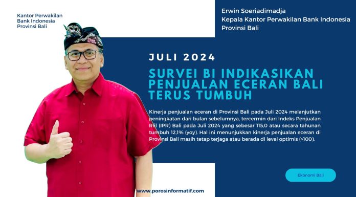 Survei Penjualan Eceran Juli 2024, BI Bali: Terus Tumbuh