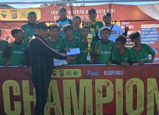 Sukses Gelar Turnamen Sepak Bola Usia Dini, Ini para pemenang Kampung Pancasila Cup 2024