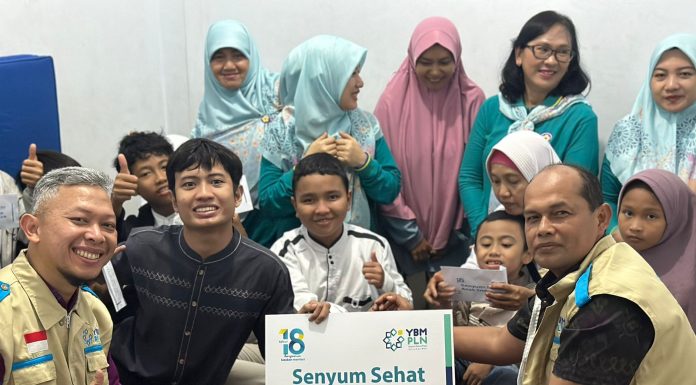 Jelang Hari Listrik Nasional ke 79, YBM PLN Berbagi untuk Senyum Sehat Anak Indonesia