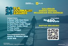 Berhadiah Total Rp480 Juta, Waktu Pendaftaran PLN Journalist Award 2024 Masih Dua Pekan Lagi