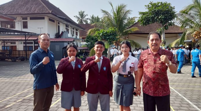 Pilih #1 Calon Ketua OSIS SMK Negeri 3 Tabanan, Mas Naufal Konsen di 4 Bidang