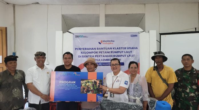 Dukung Pertanian Rumput Laut, BRI Berikan Bantuan Sarpras, Pelatihan, Hingga KUR Petani