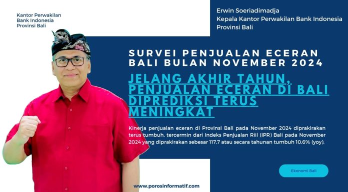 Jelang Akhir Tahun, Penjualan Eceran di Bali Diprediksi terus Meningkat