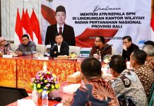 Menteri Nusron Minta Jajaran Kanwil BPN Provinsi Bali Jawab Tantangan Birokrasi Modern
