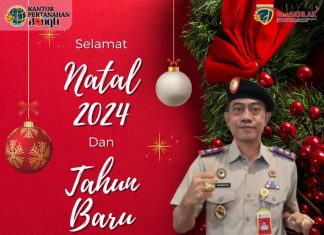 Kantor Pertanahan Kabupaten Bangli mengucapkan Selamat Hari Natal Tahun 2024 dan Tahun Baru 2025