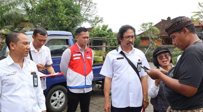 Sidak Tim Pengawas Terpadu Provinsi Bali di Gianyar, Satu Izin Pangkalan LPG 3 kg Dicabut