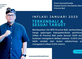 Januari 2025: Inflasi Terkendali dan Berada dalam Target Sasaran