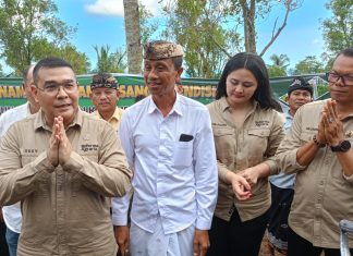 Tinjau Langsung Penanaman Perdana Pisang Cavendish di Jembrana, Ini paparan Wamen ATR/BPN
