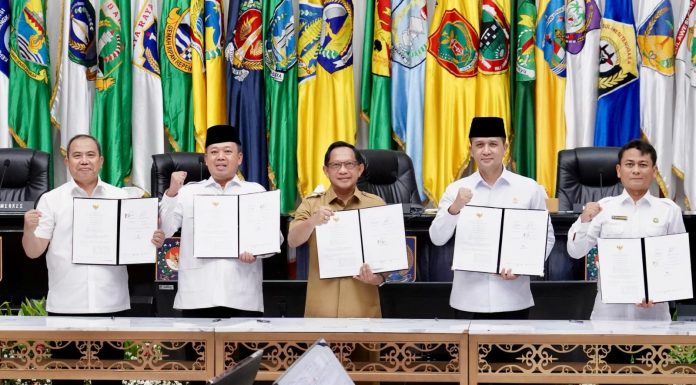 Kementerian ATR/BPN Teken Nota Kesepahaman dengan 4 K/L untuk Perkuat Sinergi Tata Kelola Pertanahan dan Tata Ruang