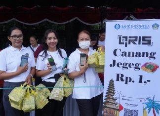 QRIS Canang Sari 1 Rupiah di Pasar Murah untuk Kendalikan Inflasi