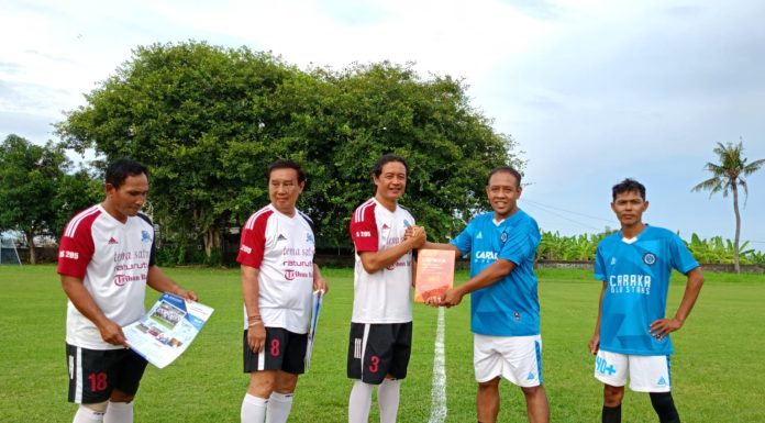 Fun Football Bali: Legend Mitra Devata vs Caraka FC, Skor Akhir 9-3