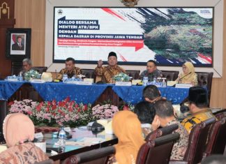 Menteri Nusron Ajak Kepala Daerah Se-Jawa Tengah Kolaborasi Selesaikan Sertipikasi Tanah dan RDTR