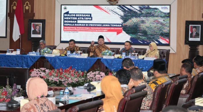 Menteri Nusron Ajak Kepala Daerah Se-Jawa Tengah Kolaborasi Selesaikan Sertipikasi Tanah dan RDTR