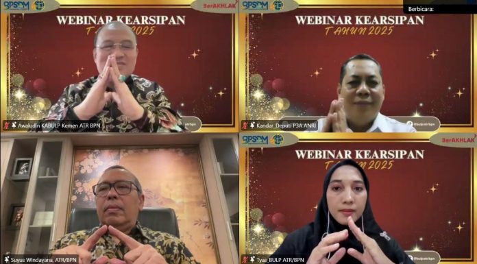 Lestarikan Memori Bangsa, Kementerian ATR/BPN Serahkan Arsip Statis ke ANRI