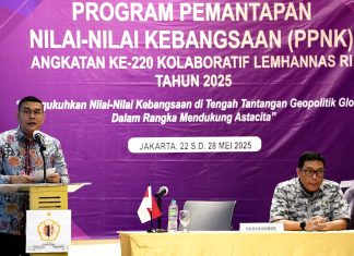 Wamen Ossy Jadi Pembicara di LEMHANNAS RI: Tanah dan Tata Ruang Pilar Ketahanan Nasional