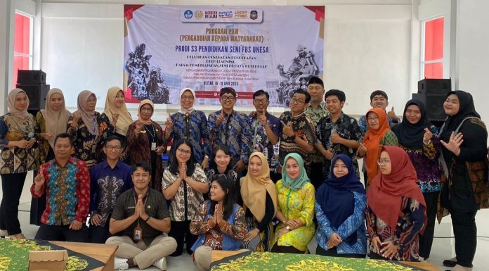 UNESA Gelar Pelatihan Penerapan Deep Learning dalam Pembelajaran Seni Budaya di Kota Blitar