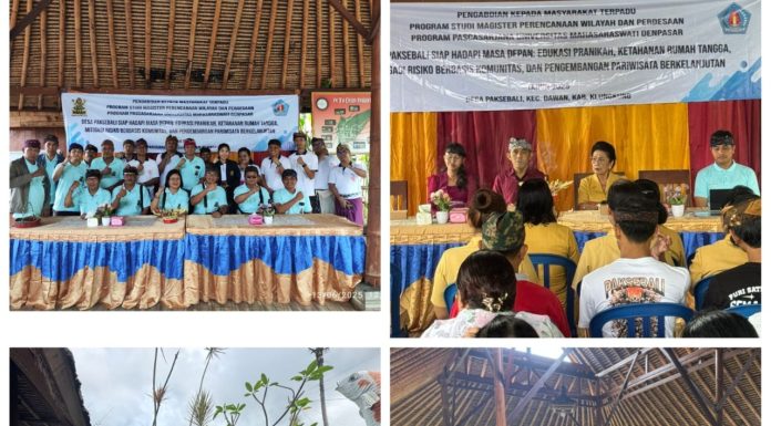 Desa Paksebali Siap Hadapi Masa Depan: MPWD Unmas Denpasar Gelar Pengabdian Terpadu dengan Empat Aksi Nyata