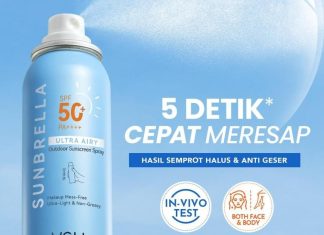 Y.O.U Luncurkan Sunbrella Ultra Airy Outdoor Sunscreen Spray SPF 50+ PA++++, Solusi Praktis untuk Perlindungan Maksimal