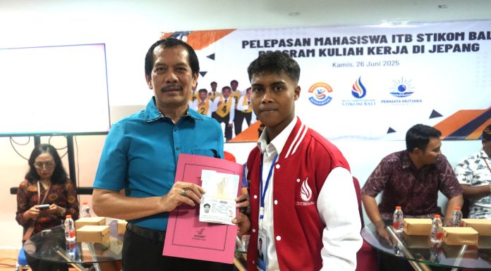LPK PMI Bali Kirim 7 Mahasiswa STIKOM Bali Group ke Jepang