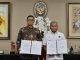 DJP, Ditjen Minerba, dan SKK Migas Bersinergi Kawal Penerimaan Negara dari Sektor Tambang dan Migas Direktur Jenderal Pajak (Dirjen Pajak) Kementerian Keuangan, Bimo Wijayanto; Direktur Jenderal Mineral dan Batubara (Dirjen Minerba) Kementerian Energi dan Sumber Daya Mineral (ESDM), Tri Winarno; serta Kepala SKK Migas, Djoko Siswanto, menandatangani Perjanjian Kerja Sama (PKS)