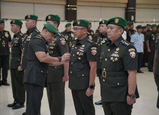 Kasdam IX/Udayana Pimpin Sertijab, Sejumlah Pejabat Kodam Resmi Berganti