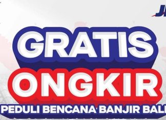 JNE Hadirkan Gratis Ongkir untuk Bantu Korban Banjir di Bali