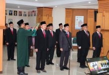 Lantik Pejabat Struktural, Menteri ATR/Kepala BPN: Layani Masyarakat dengan Hati, Bukan Transaksi