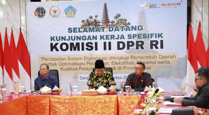 Komisi II DPR RI Kunjungi Kanwil BPN Bali, Sertipikat Elektronik Jadi Sorotan