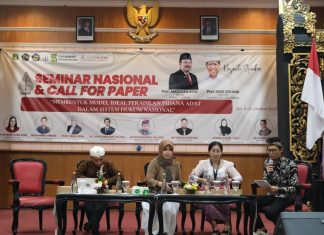 Seminar Nasional Fakultas Hukum Dwijendra Bahas Model Peradilan Ideal Pidana Adat dan Melaksanakan Pengabdian kepada Masyarakat di Desa Tenganan Pegeringsingan