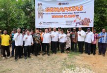 Realisasi Percepatan Sertipikasi Tanah Ulayat di Papua, Menteri Nusron Saksikan Pemasangan Patok Skouw Yambe