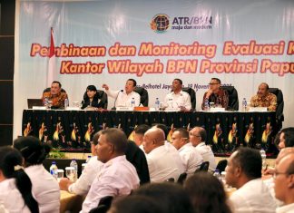 Pembinaan di Kanwil BPN Provinsi Papua, Menteri Nusron Perkuat Layanan Pertanahan: Semakin Sederhana, Semakin Baik