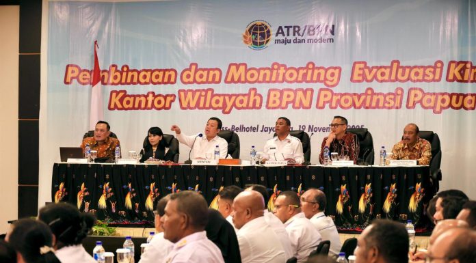Pembinaan di Kanwil BPN Provinsi Papua, Menteri Nusron Perkuat Layanan Pertanahan: Semakin Sederhana, Semakin Baik