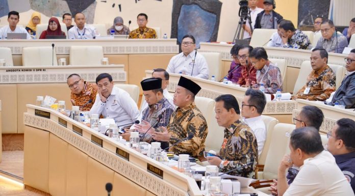 Targetkan Realisasi hingga 98%, Menteri Nusron Laporkan Progres Capaian Anggaran dalam RDP Bersama Komisi II DPR RI