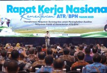 Buka Rakernas 2025, Menteri Nusron: Hasilkan Keputusan yang Optimal dan Berkualitas untuk Meningkatkan Pelayanan kepada Masyarakat